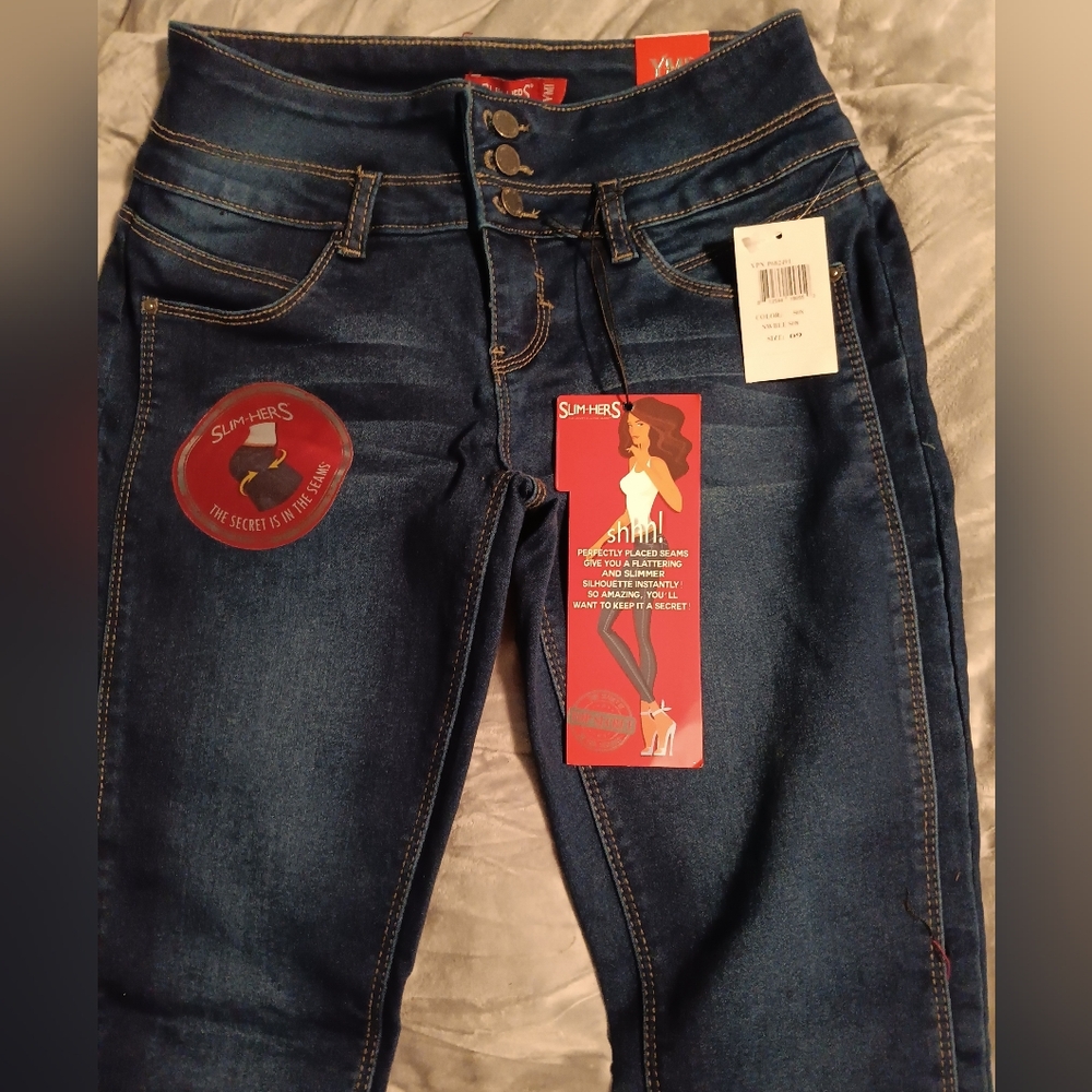 NWT YMI SLIM-HERS BLUE JEANS - Picture 2 of 4